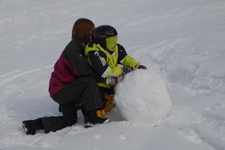 雪だるま作り